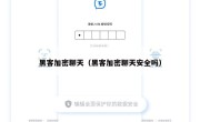 黑客加密聊天（黑客加密聊天安全吗）