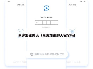 黑客加密聊天（黑客加密聊天安全吗）