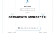 鸿言聊天软件安全吗（鸿信聊天软件下载）