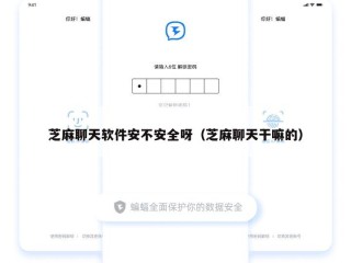 芝麻聊天软件安不安全呀（芝麻聊天干嘛的）
