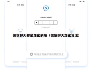 微信聊天都是加密的嘛（微信聊天加密算法）