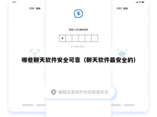 哪些聊天软件安全可靠（聊天软件最安全的）