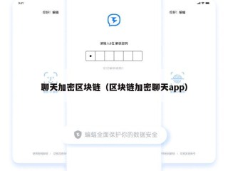 聊天加密区块链（区块链加密聊天app）