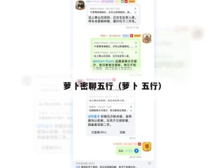 萝卜密聊五行（萝卜 五行）