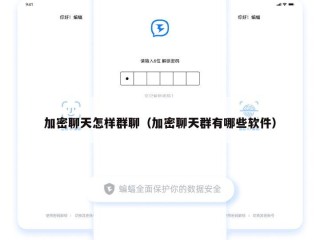加密聊天怎样群聊（加密聊天群有哪些软件）