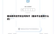 糯米聊天软件安全吗知乎（糯米平台是做什么的）
