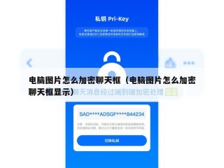 电脑图片怎么加密聊天框（电脑图片怎么加密聊天框显示）