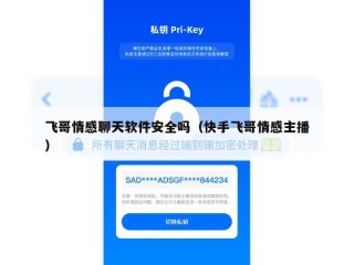 飞哥情感聊天软件安全吗（快手飞哥情感主播）