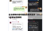 适合群聊的端对端加密聊天软件（secret超强加密群聊）