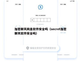 加密聊天网盘软件安全吗（secret加密聊天软件安全吗）