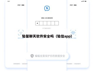 铂馨聊天软件安全吗（铂信app）