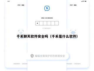 千禾聊天软件安全吗（千禾是什么软件）