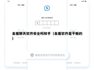 金盾聊天软件安全吗知乎（金盾软件是干嘛的）