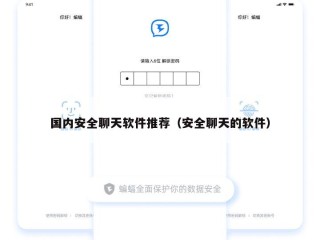 国内安全聊天软件推荐（安全聊天的软件）