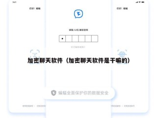 加密聊天软件（加密聊天软件是干嘛的）