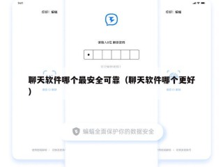 聊天软件哪个最安全可靠（聊天软件哪个更好）