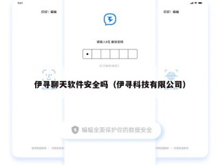 伊寻聊天软件安全吗（伊寻科技有限公司）