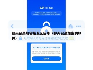 聊天记录加密是怎么回事（聊天记录加密的软件）