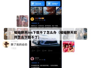 蝙蝠聊天ios下载不了怎么办（蝙蝠聊天软件怎么下载不了）