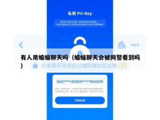 有人用蝙蝠聊天吗（蝙蝠聊天会被网警看到吗）