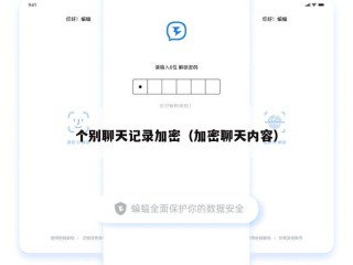 个别聊天记录加密（加密聊天内容）