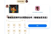 蝙蝠加密聊天会泄露隐私吗（蝙蝠加密消息）