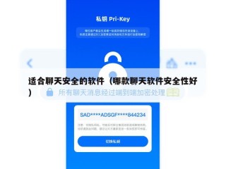 适合聊天安全的软件（哪款聊天软件安全性好）