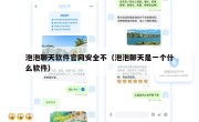 泡泡聊天软件官网安全不（泡泡聊天是一个什么软件）