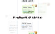 萝卜密聊客户端（萝卜蜜的做法）