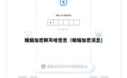 蝙蝠加密聊天啥意思（蝙蝠加密消息）