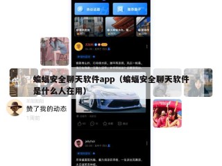 蝙蝠安全聊天软件app（蝙蝠安全聊天软件是什么人在用）