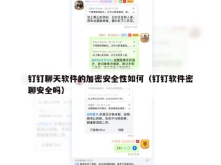 钉钉聊天软件的加密安全性如何（钉钉软件密聊安全吗）