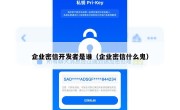 企业密信开发者是谁（企业密信什么鬼）
