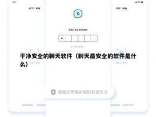 干净安全的聊天软件（聊天最安全的软件是什么）