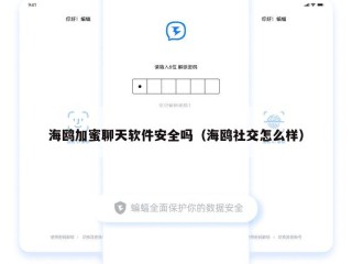 海鸥加蜜聊天软件安全吗（海鸥社交怎么样）