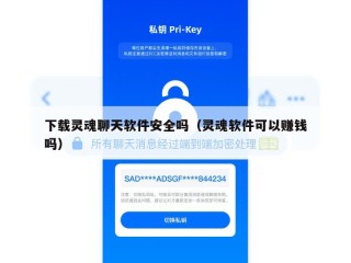 下载灵魂聊天软件安全吗（灵魂软件可以赚钱吗）
