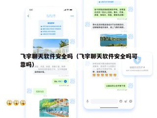 飞宇聊天软件安全吗（飞宇聊天软件安全吗可靠吗）