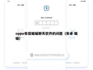 oppo安装蝙蝠聊天软件的问题（安卓 蝙蝠）