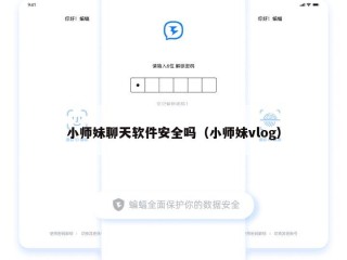 小师妹聊天软件安全吗（小师妹vlog）