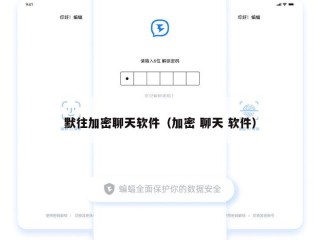 默往加密聊天软件（加密 聊天 软件）