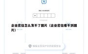企业密信怎么发不了图片（企业密信看不到图片）