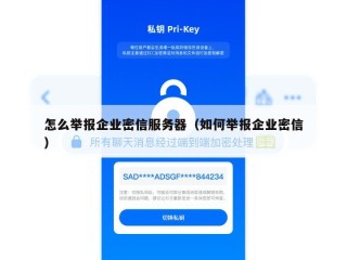 怎么举报企业密信服务器（如何举报企业密信）