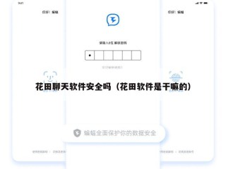 花田聊天软件安全吗（花田软件是干嘛的）