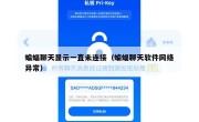 蝙蝠聊天显示一直未连接（蝙蝠聊天软件网络异常）