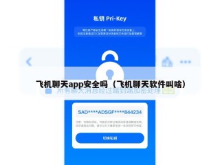飞机聊天app安全吗（飞机聊天软件叫啥）