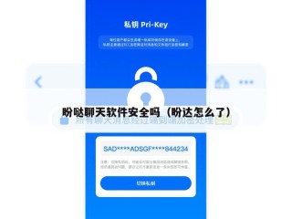 盼哒聊天软件安全吗（盼达怎么了）