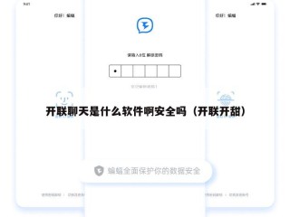 开联聊天是什么软件啊安全吗（开联开甜）