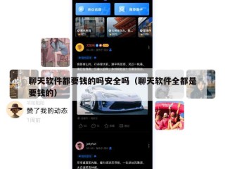 聊天软件都要钱的吗安全吗（聊天软件全都是要钱的）