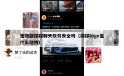 宠物版探探聊天软件安全吗（探探logo是什么动物）