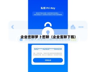 企业密聊萝卜密聊（企业蜜聊下载）